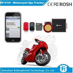 China Mobile phone anti gps tracker device for motorcycle motocross bike rf-v10+ supplier