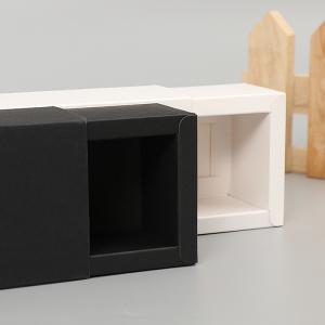 China カバー ブラウンCardboadのギフト用の箱が付いているクラフト黒い箱 supplier