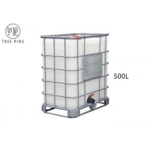 PE 500L Intermediate Bulk Reconditioned Ibc Containers For Chemical Storage Recycling