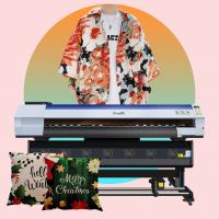 China 1.9m Large Format Textile Sublimation Machine Printer For Mass Textile Fabrics 2 Pass Speed 105m²/h on sale