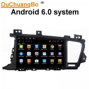 Ouchuangbo car multi media stereo radio android 6.0 for Kia K5 with 3g wifi bluetooth gps 4*45 Watts amplifier