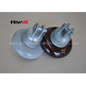 China ANSI 52-1 Porcelain Suspension Insulator Anti Fog OEM / ODM Available supplier