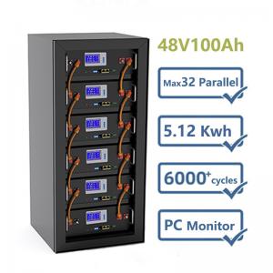 5KW 10KW Solar Energy Storage Systems LiFePO4 Lithium Ion Phosphate Battery Pack 12V 48V 100Ah