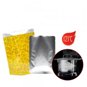 Aluminum Foil Vacuum Food Retort Pouch For Pasteurization At 121 Degrees