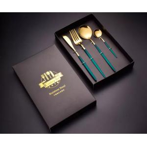 Flatware Dinnerware Packaging Boxes With 410 Stainless Steel Spoon And Fork