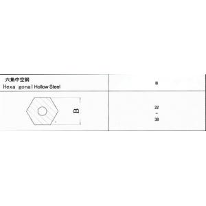 China High intension Hot Rolled Hexagonal Steel Bar Hollow Drill Rod hex 22mm 28mm supplier