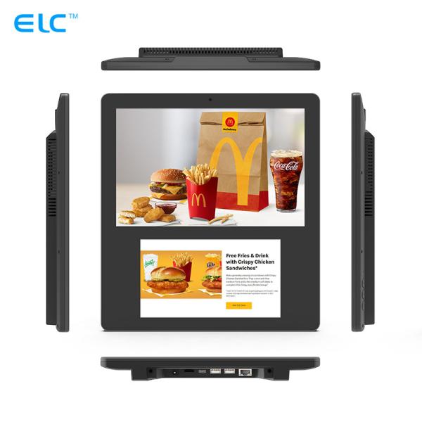 Soporte de la pared señalización dual LCD WiFi capacitivo Android 11 de 10,1 de la puada Digitaces de la pantalla