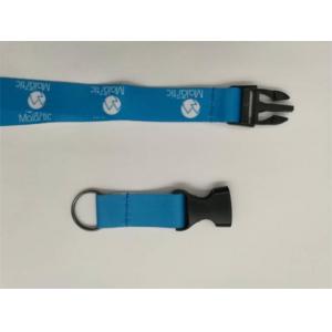 China Heat Transfer Printing Custom Polyester Lanyards With Plastic Release Buckle Accessories supplier