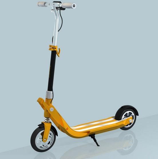 Foldable Two Wheels Electric Scooter With Handles and Night Light