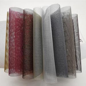 Wall Covering Art Glass With Plain Woven Mesh Interlayer