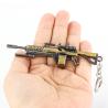 China Custom Zinc Alloy Mini Gun Keychains 11CM  Apex Legends Devotion wholesale