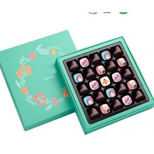 China Handmade Afternoon Tea / Moon Cake Gift Chocolate Packaging Box , Hot stamping golden Chocolate Gift supplier