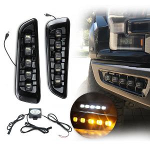 China OEM ODM Ford F150 Full LED Fog Light Lamp With Turn Signal supplier