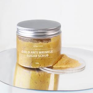 ouro de 210g 24K que Exfoliating a aprovação dos produtos GMPC dos cuidados com a pele do OEM de Sugar Body Scrub