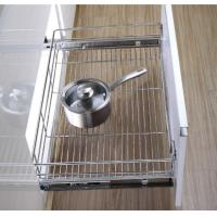 China Stainless Steel Pull Out Wire Drawer Basket Modern Kitchen Decor Accessories on sale