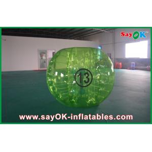 China Inflatable Backyard Games Adults 1.5m Clear Bubble Ball Soccer TPU Eco - Friendly For Rental supplier