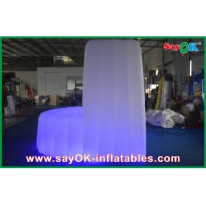 Water Proof White Bar Counter Inflatable Yard Decorations 3.5*3.5*3m