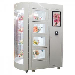 China LCD Advertising Flower Vending Machine Fresh Rose With Temperature Controller supplier