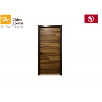 China Single Swing Right Handed Solid Wood Internal Fire Doors 45mm Thick Perlite Board Infilling on sale