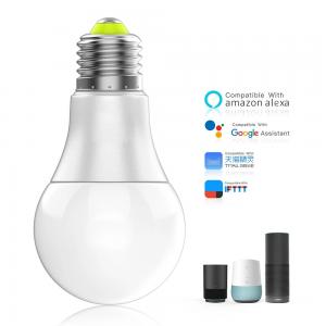 China Voice Control Wifi Smart LED Light Bulb RGB Energy Saving Dimming Multicolor Smart 9W supplier