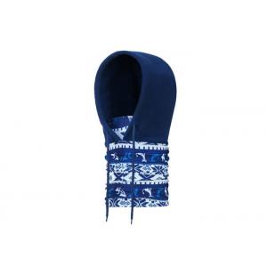 Polyester Daily Decoration Mens Winter Face Mask , Blue Color Modern Style Cold Weather Running Mask