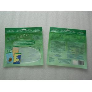 Window Colorful Printed Opaque Grip Seal Bag , Slider Bag Grip Seal Bag Idpe / Portion Bag