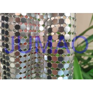 China Decorative Bling Aluminum Metal Sequin Fabric Light Silver With 4 Branches supplier