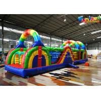 Commercial Land Extreme Inflatable Game Bouncing Jumper Obstacle Course for Rental