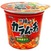 China Diversify Your Wholesale Offering Kalamojo Long Potato Sticks - Spicy Tang Xinzi Flavor 65g  /12 Buckets on sale