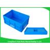 China 55L Supermarket Transport collapsible plastic storage bins / folding storage crates wholesale