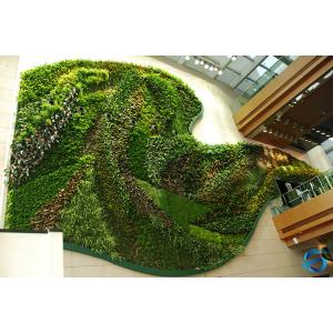 China Multi Color Artificial Plant Wall Panels Manual Crafts For Backdrop Decoration supplier