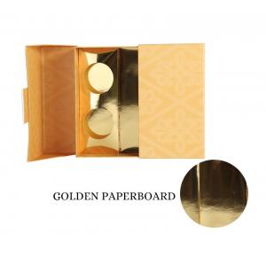 Custom Paper Cigarette Cigar Gift Box With Gradient Golden Printing