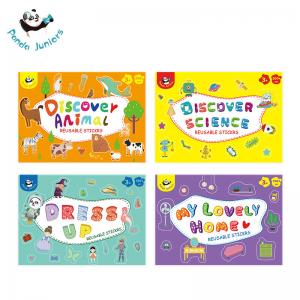 Discover Science Reusable Puffy Sticker Book , Baby Girl Stickers