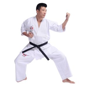 China Preshrunk WKF Karate Suits Lightweight Karate Gi White Karate Costume wholesale