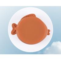 China Leakproof Silicone Baby Bowl Fish Shaped Silicone Complementary Food Bowl, Baby Anti-Skid Tableware Bowl on sale
