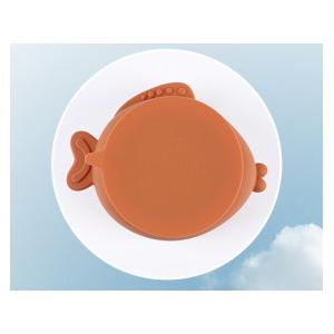 Leakproof Silicone Baby Bowl Fish Shaped Silicone Complementary Food Bowl, Baby Anti-Skid Tableware Bowl