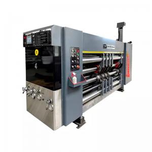 China 40000 KG Cutting Machine Slotting Die Printing Box Lead Packaging Feeder Automatic 3Colors Printer Machine supplier
