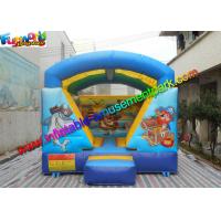 China Garden Pirate Inflatable Moonwalk Castle , Mini Jumping House With PVC on sale