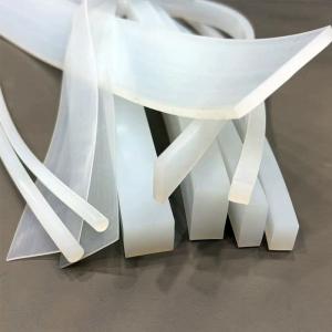 China Cheap Color Size Can Be Customized Waterproof and Noise-proof Flat Rectangular Solid Seal Silicone Rubber Seal wholesale
