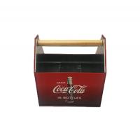 China Beer Storage Galvanized Metal Buckets , Square Ice Bucket With Opener on sale