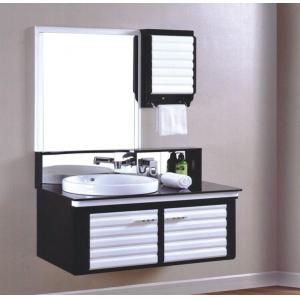 China PVC Storey Height Bethroom Cabinets / Bathroom Furniture supplier