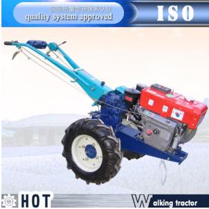 8hp Two Wheel Walk Behind Tractor , 5.88kw 2 Wheel Drive Tractor