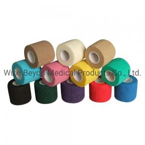 Support Non Woven Cohesive Bandage Self-Adherent Elastic Cohesive Wrap Vet Bandage