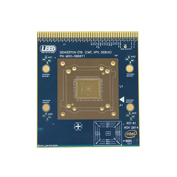 Embedded System 2U'' Multi Layer PCB Board Immersion Gold Four Layer PCB