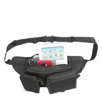 China Men'S Pouch Waist Bag Sports Polyester Black 48.2x15.2x22.8CM on sale