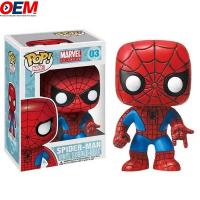 China Custom Spiderman kids toys  Super Hero Collection Model Toys Bobble-Head PVC Action Figure Toys For Children Gift on sale