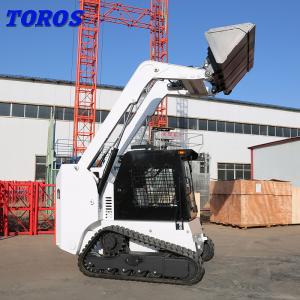 TOROS Skid Steer Backhoe Loader Compact Small Track Loader For Debris Removal