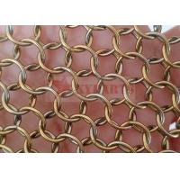 China 0.8x7mm Welded Type Ring Mesh Curtain For Interior Decoration for sale