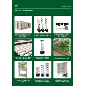 China Large Size Tower Shape Hydroponic Growing System for Home Use with 30L Water Tank and 8 Layers wholesale