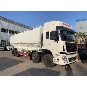 8*4 Electric Discharge Bulk Feed Truck 40m3 Grain Transport Truck ISO